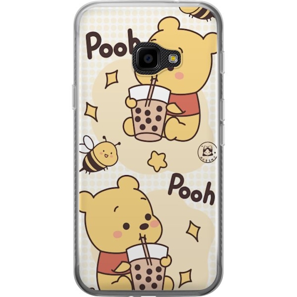 Samsung Galaxy Xcover 4 Läpinäkyvä kuori Nalle Pooh - klassinen karhumotiivi uudessa tulkinnassa