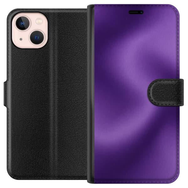 Kompatibel Tegnebogsetui til Apple iPhone 13 mini Lilla dis lilla