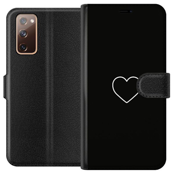 Samsung Galaxy S20 FE Tegnebogsetui Hjerte