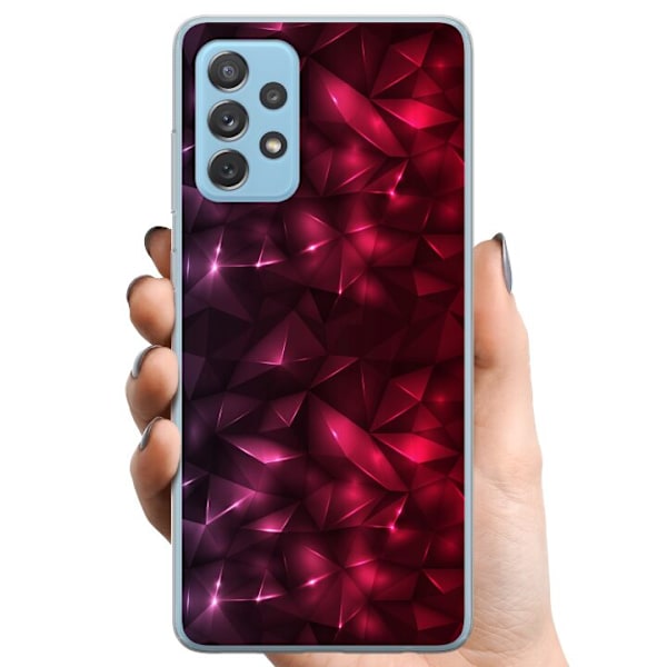 Samsung Galaxy A72 5G TPU Mobildeksel Fristende Rød