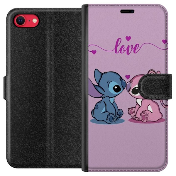 Apple iPhone 7 Tegnebogsetui Lilo & Stitch – Angel Edition
