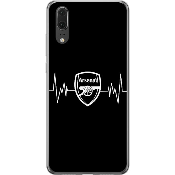 Huawei P20 Gjennomsiktig deksel Arsenal