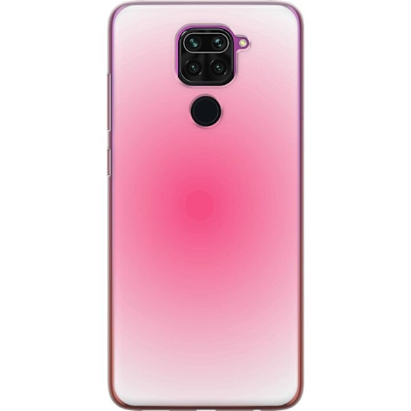 Xiaomi Redmi Note 9 Läpinäkyvä kuori Pinkki Pilvi