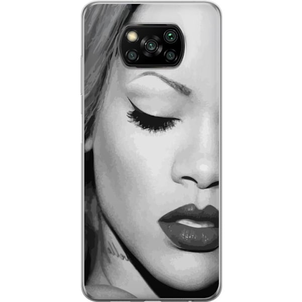 Xiaomi Poco X3 NFC Läpinäkyvä kuori Rihanna – Aesthetic Edit 2025