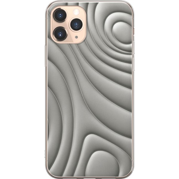 Apple iPhone 11 Pro Gennemsigtig cover Sølvbølger