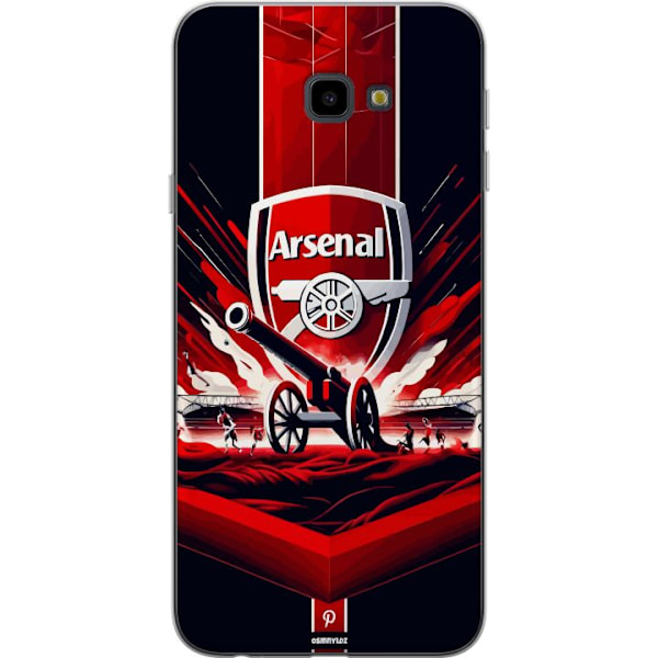 Samsung Galaxy J4+ Gennemsigtig cover Arsenal