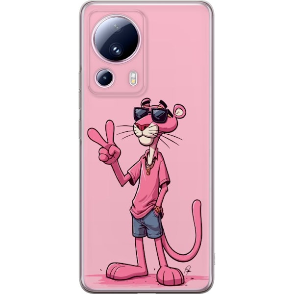 Xiaomi 13 Lite Genomskinligt Skal Pink Panter Peace