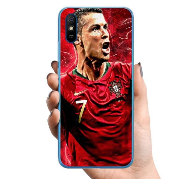 Xiaomi Redmi 9A TPU Mobilcover Cristiano Ronaldo