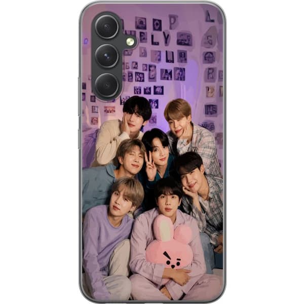 Kompatibelt Mobilskal till Samsung Galaxy S24 BTS lila