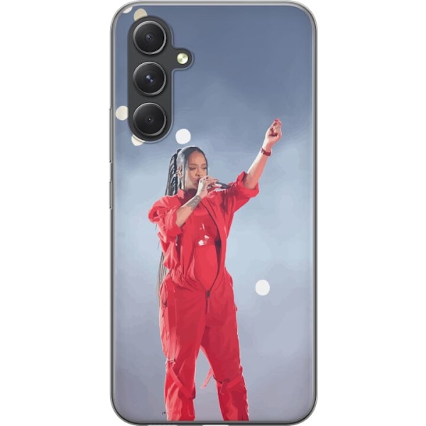 Samsung Galaxy S24+ Genomskinligt Skal Rihanna – Trendsetting Looks & Style