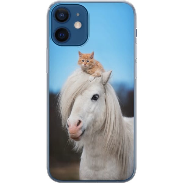 Apple iPhone 12  Gennemsigtig cover Kat og Hest