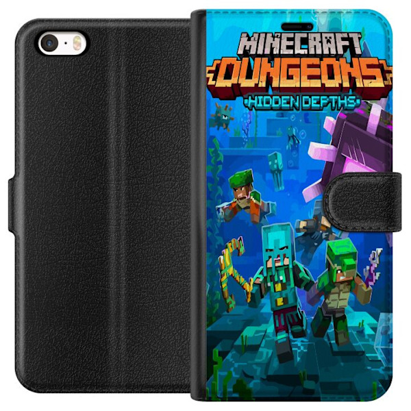 Apple iPhone 5 Tegnebogsetui Minecraft