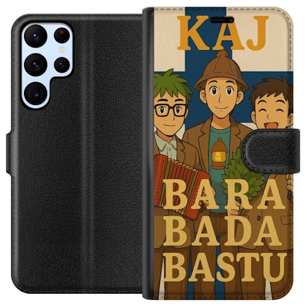 Samsung Galaxy S22 Ultra 5G Plånboksfodral Bara bada bastu KA