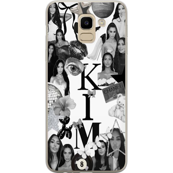 Samsung Galaxy J6 Läpinäkyvä kuori Kim Kardashian – Aesth