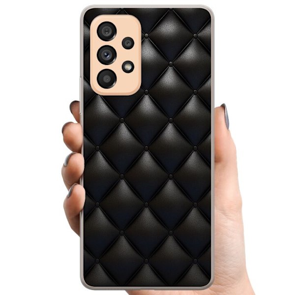 Samsung Galaxy A53 5G TPU Mobilcover Læder Sort