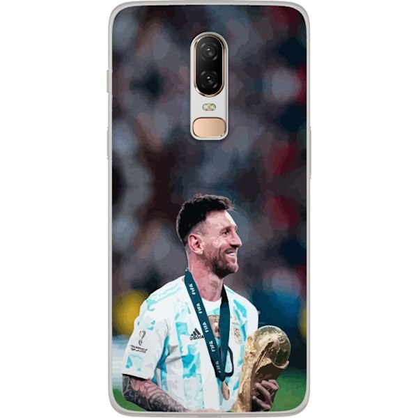 OnePlus 6 Genomskinligt Skal Messi