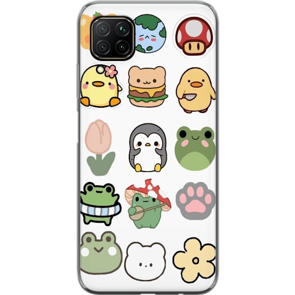 Huawei P40 lite Gennemsigtig cover Kawaii Friends