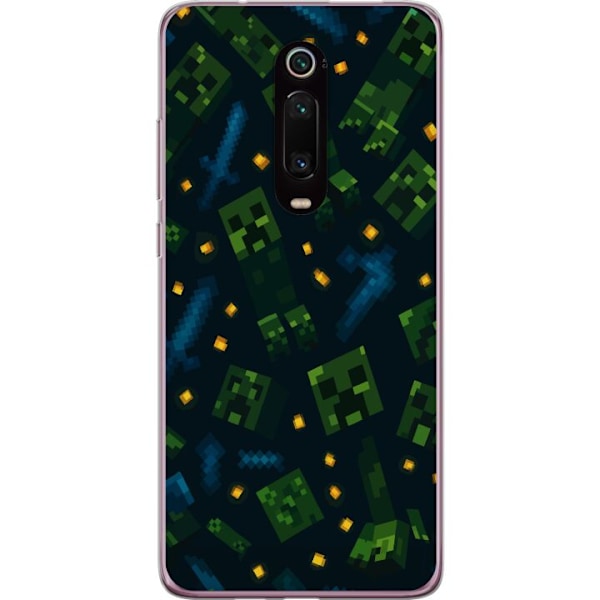 Xiaomi Mi 9T Pro  Läpinäkyvä kuori Minecraft Dungeons Mob
