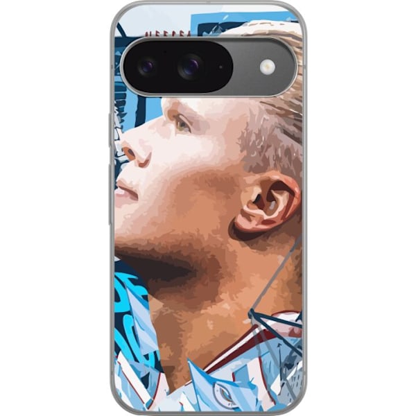 Google Pixel 9 Pro Gennemsigtig cover Erling Haaland