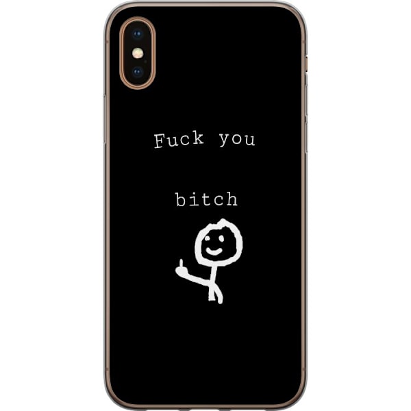 Apple iPhone X Läpinäkyvä kuori F YOU B