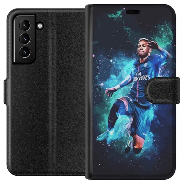 Kompatibel Tegnebogsetui til Samsung Galaxy S21+ 5G Neymar
