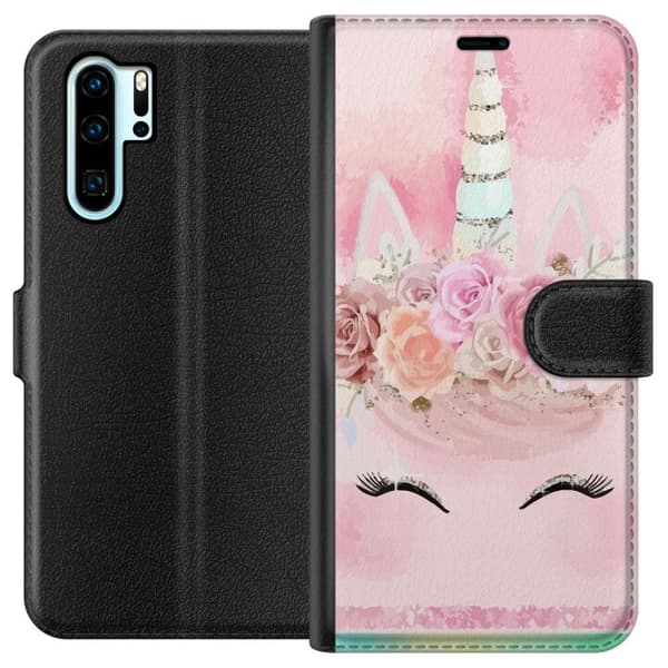 Kompatibelt Lommeboketui til Huawei P30 Pro Unicorn