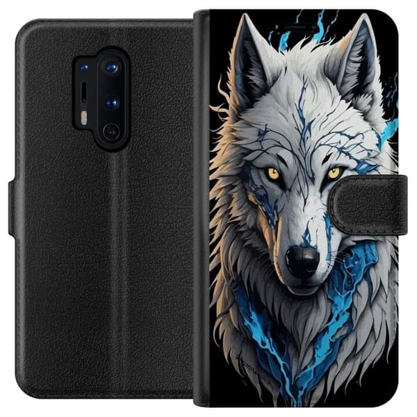 Kompatibelt Plånboksfodral till OnePlus 8 Pro Varg