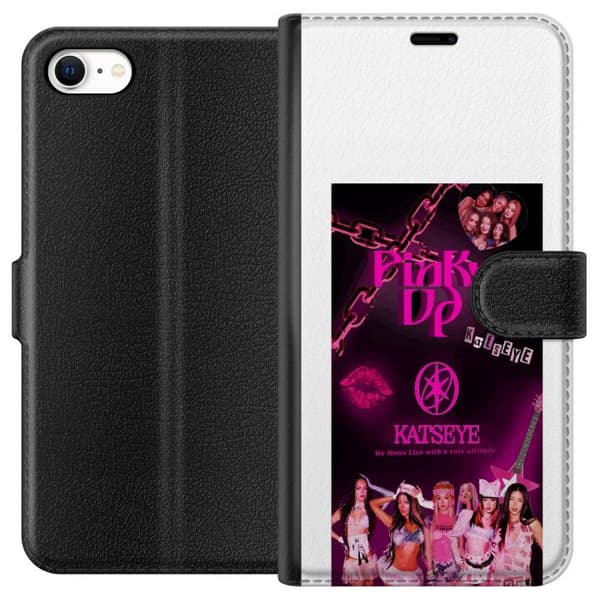 Kompatibel Tegnebogsetui til Apple iPhone 6 KATSEYE social collage pink