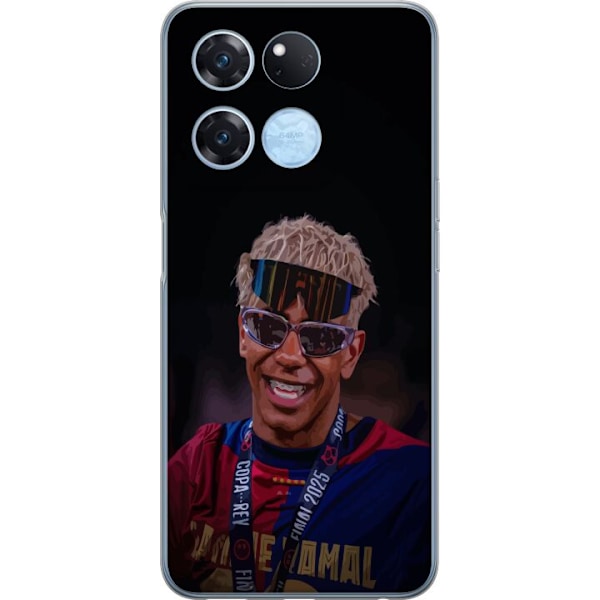 OnePlus Ace Racing Gennemsigtig cover Lamine Yamal mobiltaske i elegant sportsdesign