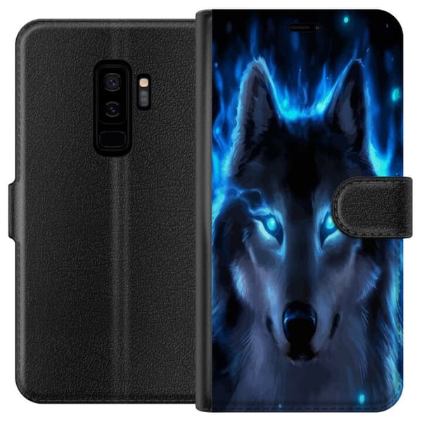 Kompatibel Tegnebogsetui til Samsung Galaxy S9+ Ulve