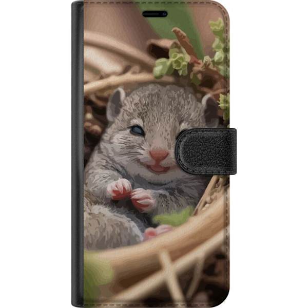 Apple iPhone XR Tegnebogsetui Rotte Smilende Dyremotiv By Motiv Urban Grafisk Design Populært Sjovt Motiv Kunstart Stil