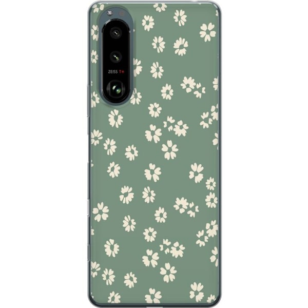 Sony Xperia 5 III Genomskinligt Skal Blomsterdröm – färgglatt blommönster