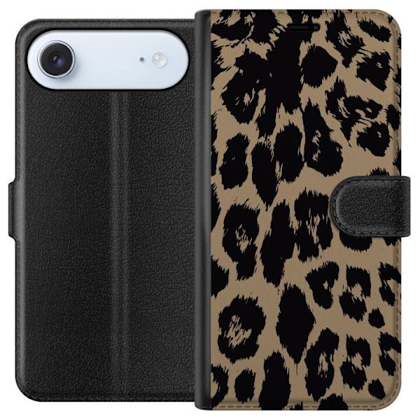 Kompatibel Tegnebogsetui til Apple iPhone Air Leopard