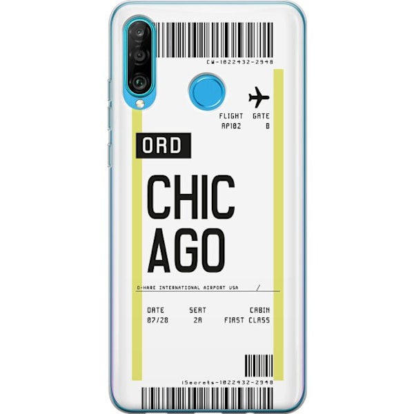 Huawei P30 lite Genomskinligt Skal Chicago