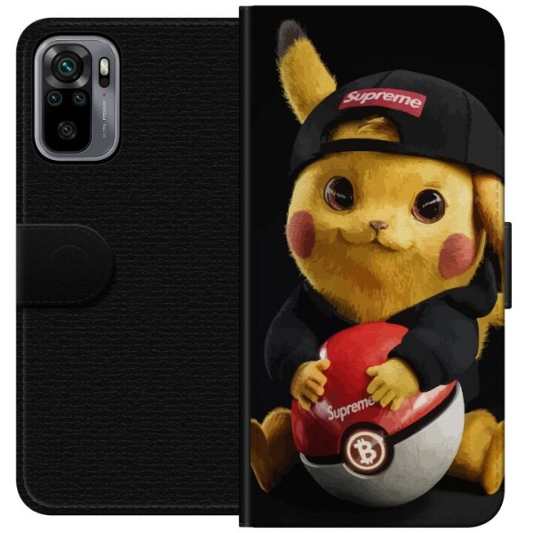 Xiaomi Redmi Note 10S Lompakkokotelo Pikachu Supreme
