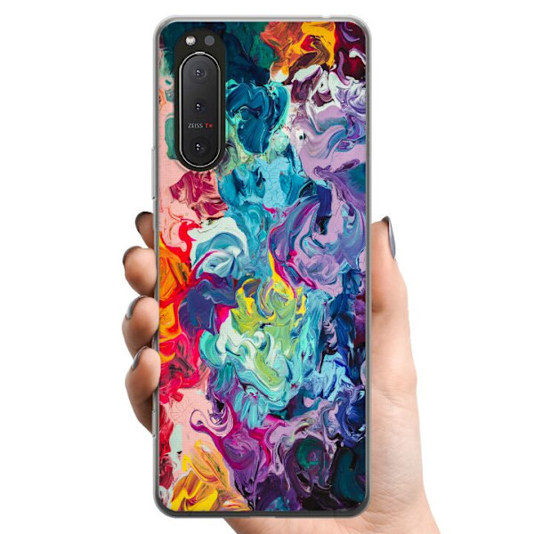 Sony Xperia 5 II TPU Mobildeksel Ville Farger