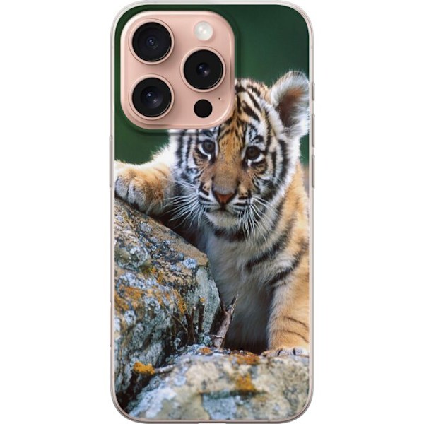 Apple iPhone 16 Pro Gjennomsiktig deksel Tiger