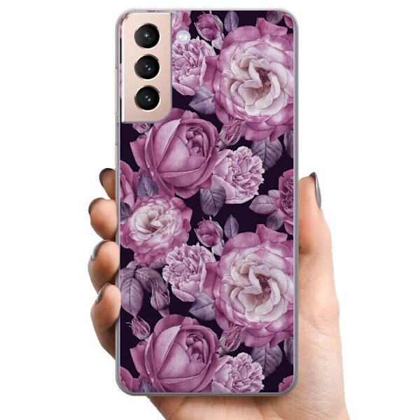 Samsung Galaxy S21+ 5G TPU Mobildeksel Blomster