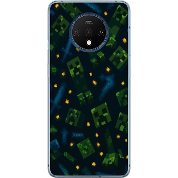 OnePlus 7T Läpinäkyvä kuori Minecraft Dungeons Mob