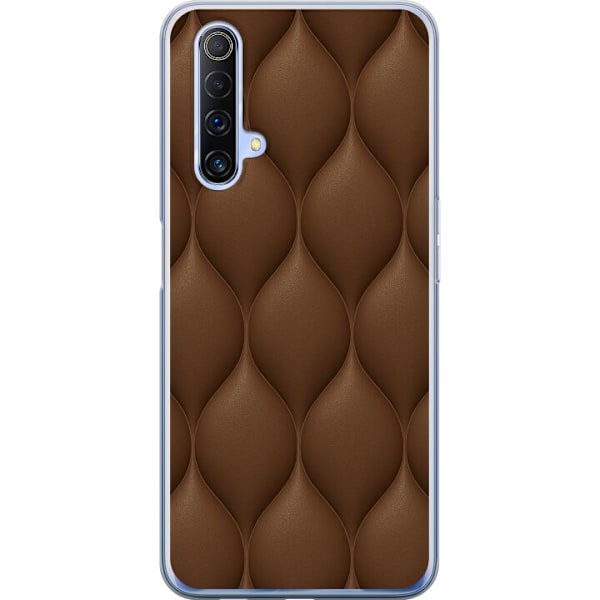 Realme X50 5G Genomskinligt Skal Cocoa Scales