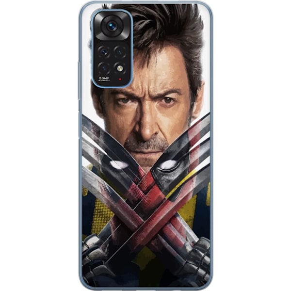 Xiaomi Redmi Note 11 Läpinäkyvä kuori Deadpool & Wolverine