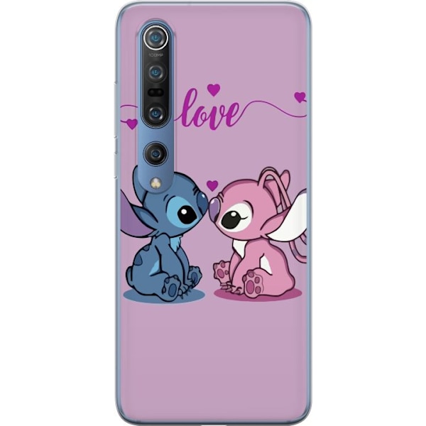 Xiaomi Mi 10 Pro 5G Genomskinligt Skal Lilo & Stitch – Angel