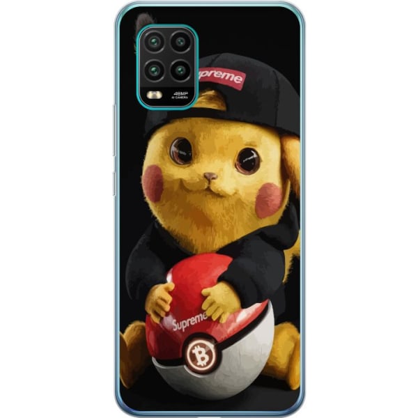 Xiaomi Mi 10 Lite 5G Genomskinligt Skal Pikachu Supreme