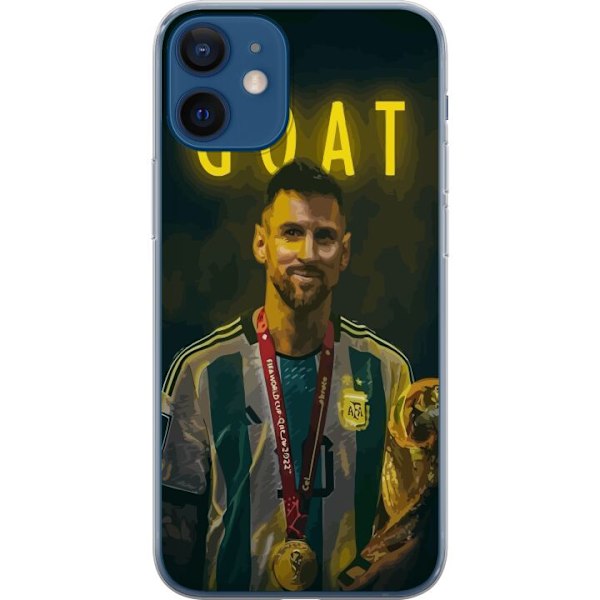 Apple iPhone 12 mini Gjennomsiktig deksel Geit Messi