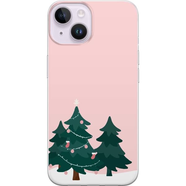 Kompatibelt Mobildeksel til Apple iPhone 14 Graner God Jul