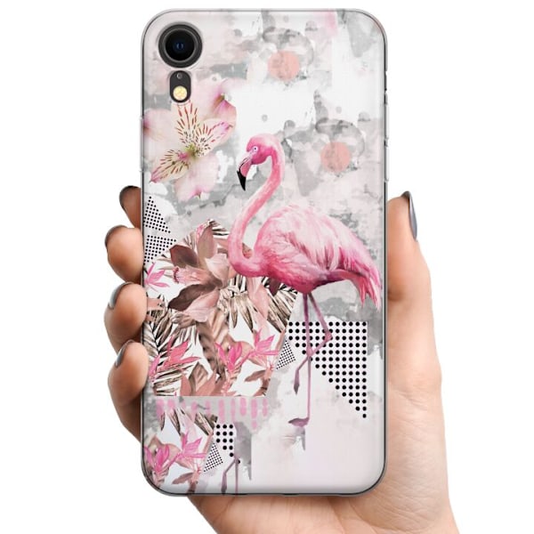 Apple iPhone XR TPU Mobilcover Flamingo
