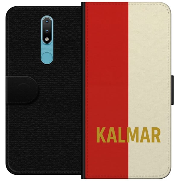 Nokia 2.4 Lompakkokotelo Kalmar - jalkapallo