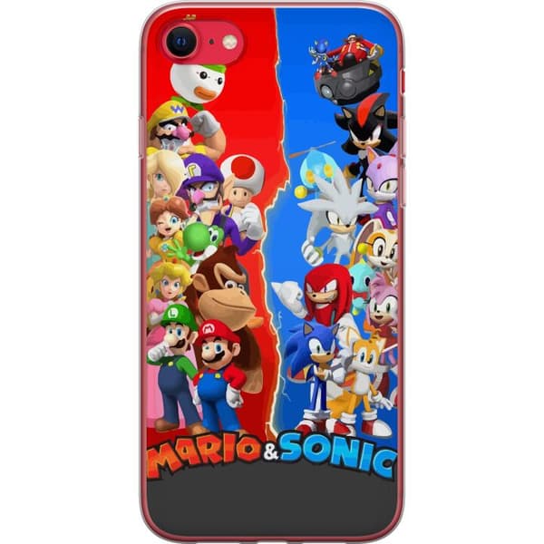 Kompatibelt Mobildeksel til Apple iPhone SE (2022) Super Mario