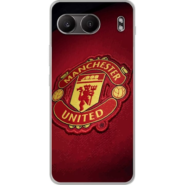 OnePlus Nord 4 Läpinäkyvä kuori Manchester United FC