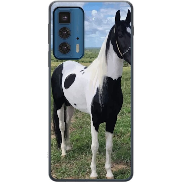 Motorola Edge 20 Pro Läpinäkyvä kuori Hevosen Taika - tyyli